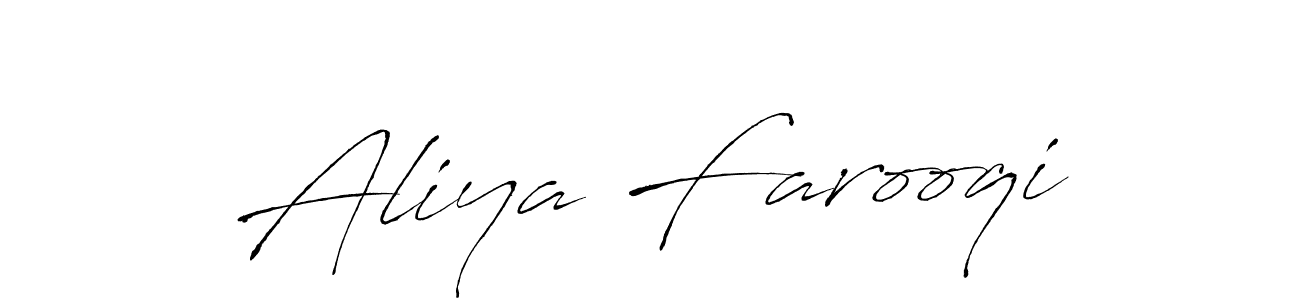 Also You can easily find your signature by using the search form. We will create Aliya Farooqi name handwritten signature images for you free of cost using Antro_Vectra sign style. Aliya Farooqi signature style 6 images and pictures png