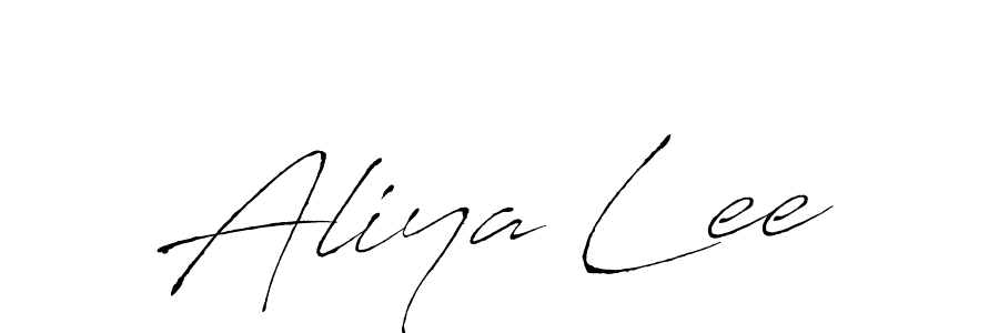 Create a beautiful signature design for name Aliya Lee. With this signature (Antro_Vectra) fonts, you can make a handwritten signature for free. Aliya Lee signature style 6 images and pictures png