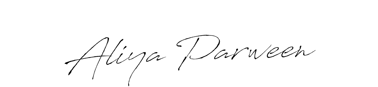 You should practise on your own different ways (Antro_Vectra) to write your name (Aliya Parween) in signature. don't let someone else do it for you. Aliya Parween signature style 6 images and pictures png