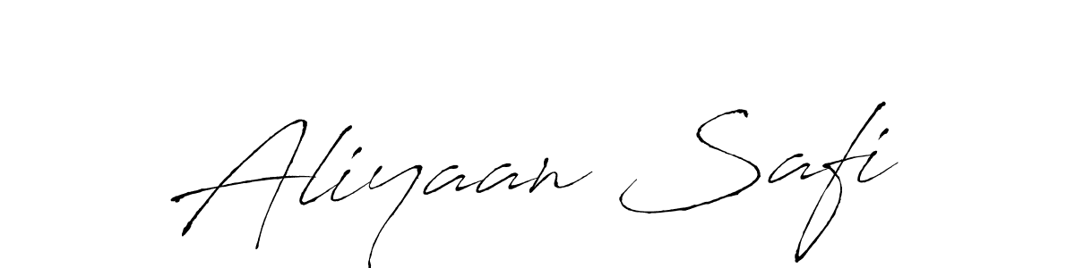 Also we have Aliyaan Safi name is the best signature style. Create professional handwritten signature collection using Antro_Vectra autograph style. Aliyaan Safi signature style 6 images and pictures png
