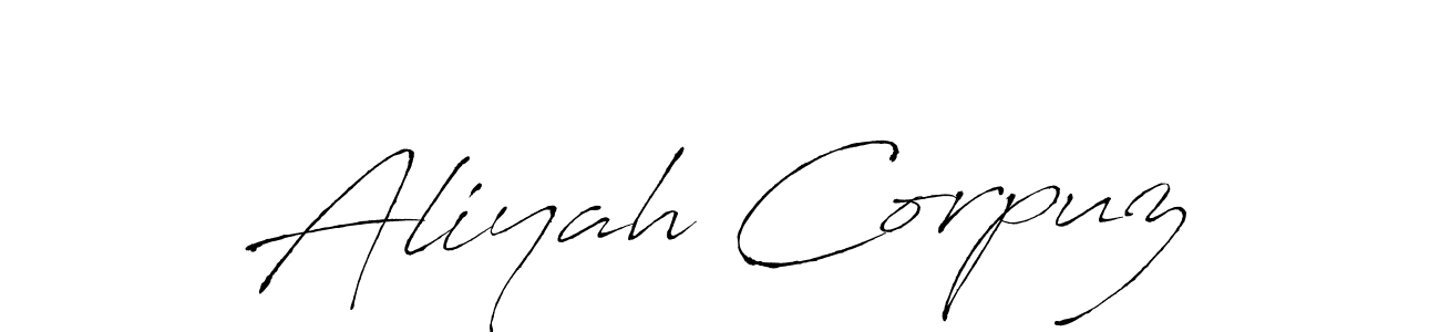 Make a beautiful signature design for name Aliyah Corpuz. Use this online signature maker to create a handwritten signature for free. Aliyah Corpuz signature style 6 images and pictures png