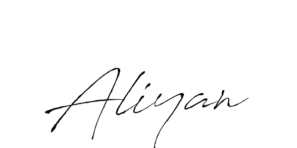 Use a signature maker to create a handwritten signature online. With this signature software, you can design (Antro_Vectra) your own signature for name Aliyan. Aliyan signature style 6 images and pictures png