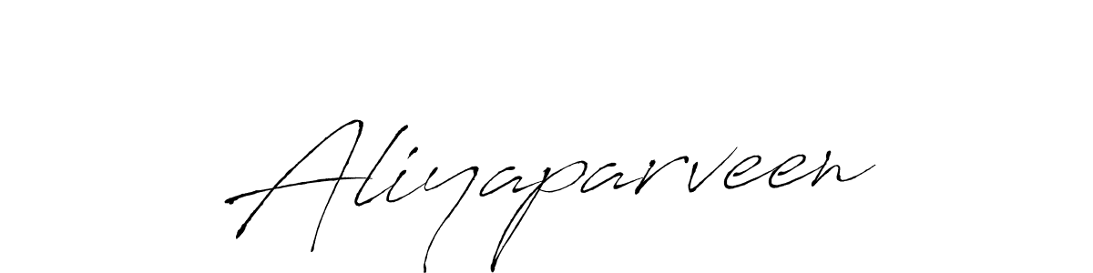 Also we have Aliyaparveen name is the best signature style. Create professional handwritten signature collection using Antro_Vectra autograph style. Aliyaparveen signature style 6 images and pictures png