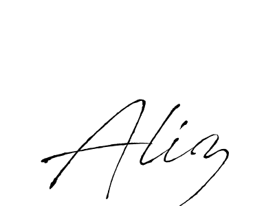 Also You can easily find your signature by using the search form. We will create Aliz name handwritten signature images for you free of cost using Antro_Vectra sign style. Aliz signature style 6 images and pictures png