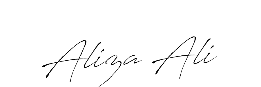 Also we have Aliza Ali name is the best signature style. Create professional handwritten signature collection using Antro_Vectra autograph style. Aliza Ali signature style 6 images and pictures png