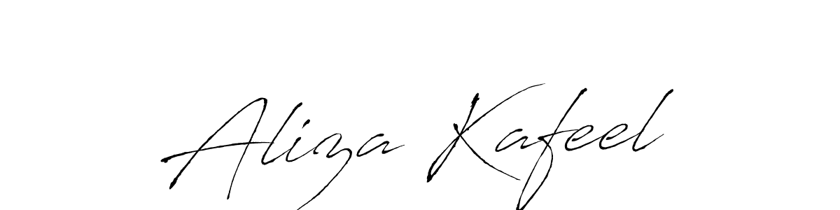 Antro_Vectra is a professional signature style that is perfect for those who want to add a touch of class to their signature. It is also a great choice for those who want to make their signature more unique. Get Aliza Kafeel name to fancy signature for free. Aliza Kafeel signature style 6 images and pictures png