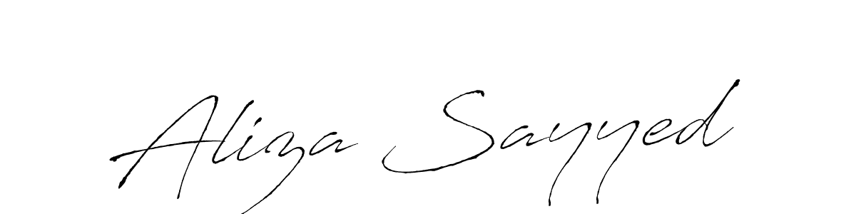 if you are searching for the best signature style for your name Aliza Sayyed. so please give up your signature search. here we have designed multiple signature styles  using Antro_Vectra. Aliza Sayyed signature style 6 images and pictures png