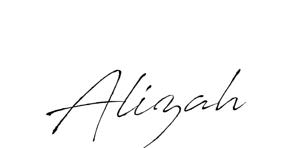 How to make Alizah signature? Antro_Vectra is a professional autograph style. Create handwritten signature for Alizah name. Alizah signature style 6 images and pictures png