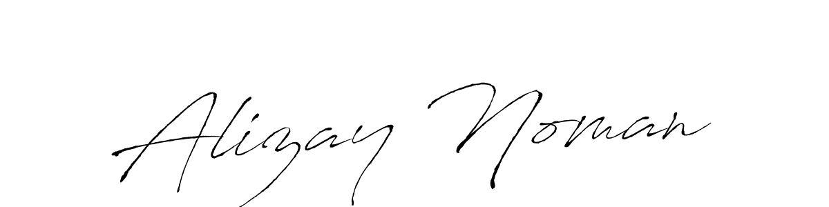 Make a beautiful signature design for name Alizay Noman. Use this online signature maker to create a handwritten signature for free. Alizay Noman signature style 6 images and pictures png