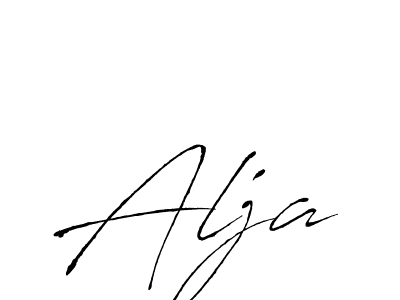 Best and Professional Signature Style for Alja. Antro_Vectra Best Signature Style Collection. Alja signature style 6 images and pictures png