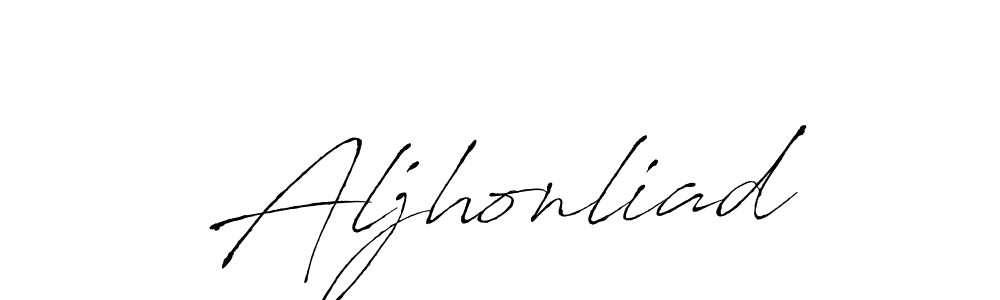 Make a short Aljhonliad signature style. Manage your documents anywhere anytime using Antro_Vectra. Create and add eSignatures, submit forms, share and send files easily. Aljhonliad signature style 6 images and pictures png