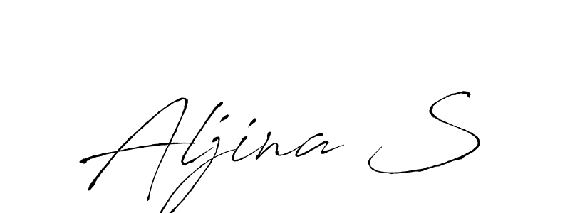 How to Draw Aljina S signature style? Antro_Vectra is a latest design signature styles for name Aljina S. Aljina S signature style 6 images and pictures png