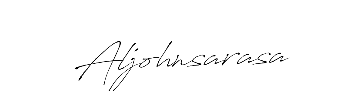 if you are searching for the best signature style for your name Aljohnsarasa. so please give up your signature search. here we have designed multiple signature styles  using Antro_Vectra. Aljohnsarasa signature style 6 images and pictures png
