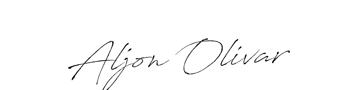 Also You can easily find your signature by using the search form. We will create Aljon Olivar name handwritten signature images for you free of cost using Antro_Vectra sign style. Aljon Olivar signature style 6 images and pictures png