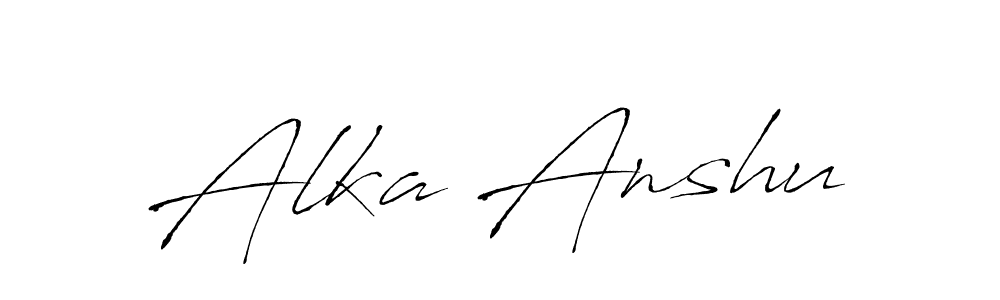 Make a short Alka Anshu signature style. Manage your documents anywhere anytime using Antro_Vectra. Create and add eSignatures, submit forms, share and send files easily. Alka Anshu signature style 6 images and pictures png