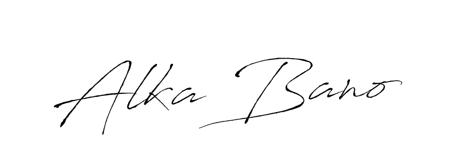 Here are the top 10 professional signature styles for the name Alka Bano. These are the best autograph styles you can use for your name. Alka Bano signature style 6 images and pictures png