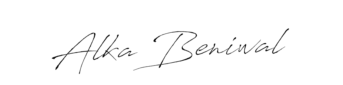 It looks lik you need a new signature style for name Alka Beniwal. Design unique handwritten (Antro_Vectra) signature with our free signature maker in just a few clicks. Alka Beniwal signature style 6 images and pictures png