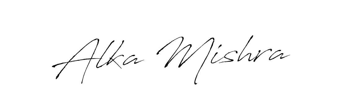 Use a signature maker to create a handwritten signature online. With this signature software, you can design (Antro_Vectra) your own signature for name Alka Mishra. Alka Mishra signature style 6 images and pictures png