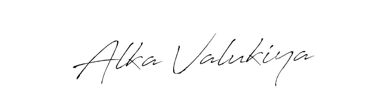 How to make Alka Valukiya name signature. Use Antro_Vectra style for creating short signs online. This is the latest handwritten sign. Alka Valukiya signature style 6 images and pictures png