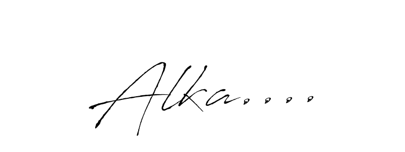 Also You can easily find your signature by using the search form. We will create Alka.... name handwritten signature images for you free of cost using Antro_Vectra sign style. Alka.... signature style 6 images and pictures png