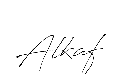 How to make Alkaf signature? Antro_Vectra is a professional autograph style. Create handwritten signature for Alkaf name. Alkaf signature style 6 images and pictures png