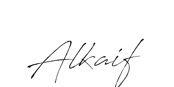 How to make Alkaif signature? Antro_Vectra is a professional autograph style. Create handwritten signature for Alkaif name. Alkaif signature style 6 images and pictures png