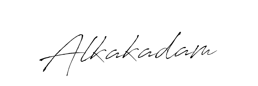 How to make Alkakadam signature? Antro_Vectra is a professional autograph style. Create handwritten signature for Alkakadam name. Alkakadam signature style 6 images and pictures png