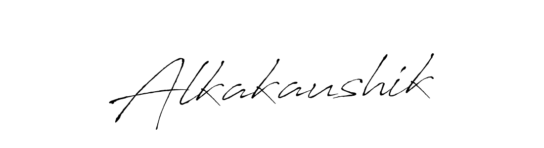 Create a beautiful signature design for name Alkakaushik. With this signature (Antro_Vectra) fonts, you can make a handwritten signature for free. Alkakaushik signature style 6 images and pictures png