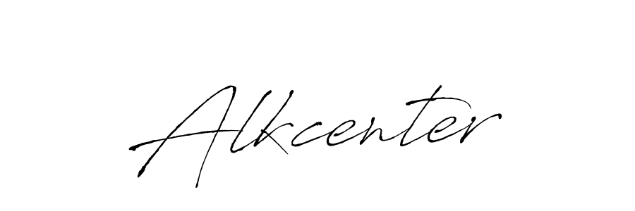 How to make Alkcenter name signature. Use Antro_Vectra style for creating short signs online. This is the latest handwritten sign. Alkcenter signature style 6 images and pictures png