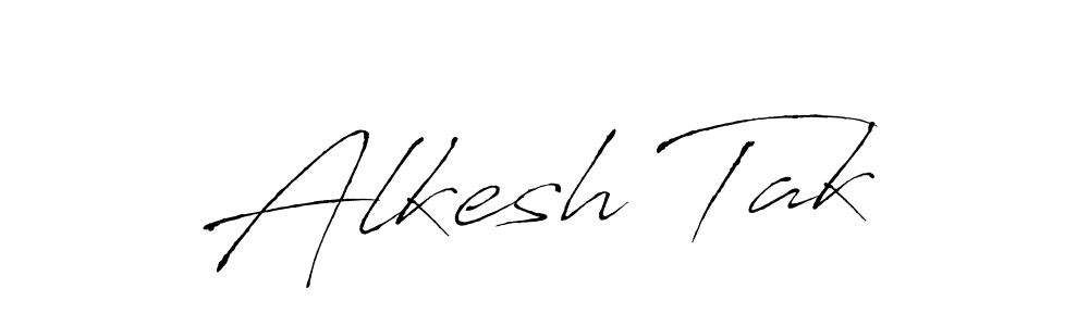 Make a beautiful signature design for name Alkesh Tak. Use this online signature maker to create a handwritten signature for free. Alkesh Tak signature style 6 images and pictures png