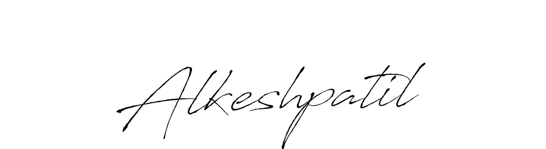 Alkeshpatil stylish signature style. Best Handwritten Sign (Antro_Vectra) for my name. Handwritten Signature Collection Ideas for my name Alkeshpatil. Alkeshpatil signature style 6 images and pictures png