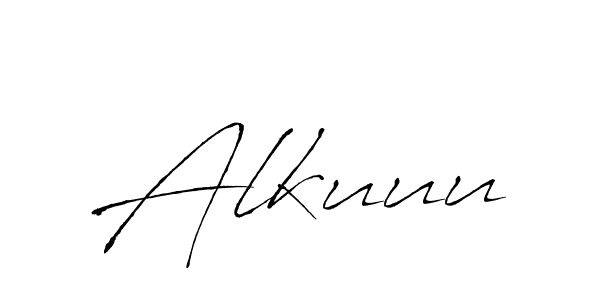 Antro_Vectra is a professional signature style that is perfect for those who want to add a touch of class to their signature. It is also a great choice for those who want to make their signature more unique. Get Alkuuu name to fancy signature for free. Alkuuu signature style 6 images and pictures png