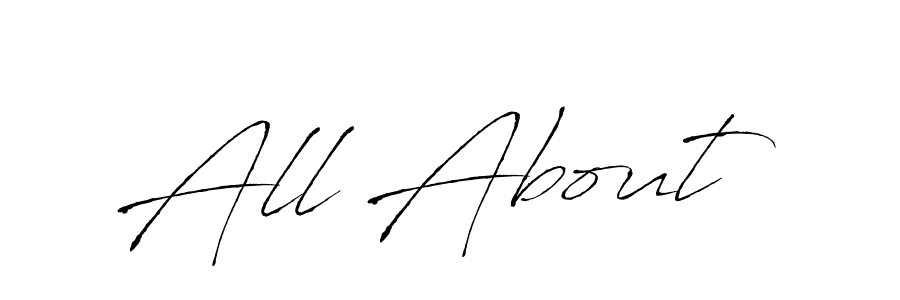 Similarly Antro_Vectra is the best handwritten signature design. Signature creator online .You can use it as an online autograph creator for name All About. All About signature style 6 images and pictures png