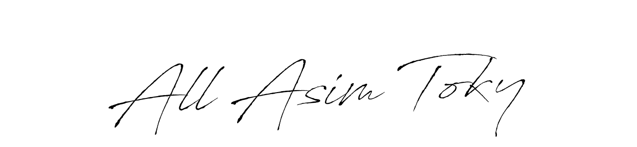 Also You can easily find your signature by using the search form. We will create All Asim Toky name handwritten signature images for you free of cost using Antro_Vectra sign style. All Asim Toky signature style 6 images and pictures png