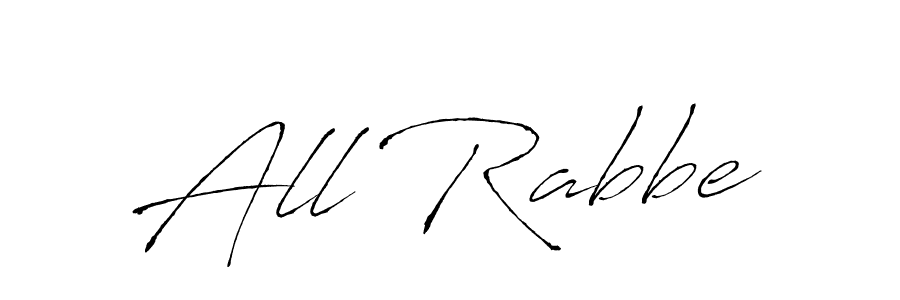 Use a signature maker to create a handwritten signature online. With this signature software, you can design (Antro_Vectra) your own signature for name All Rabbe. All Rabbe signature style 6 images and pictures png