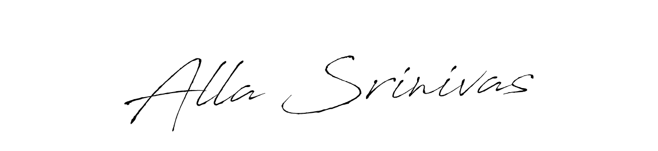Use a signature maker to create a handwritten signature online. With this signature software, you can design (Antro_Vectra) your own signature for name Alla Srinivas. Alla Srinivas signature style 6 images and pictures png