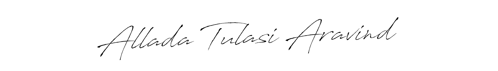 Design your own signature with our free online signature maker. With this signature software, you can create a handwritten (Antro_Vectra) signature for name Allada Tulasi Aravind. Allada Tulasi Aravind signature style 6 images and pictures png