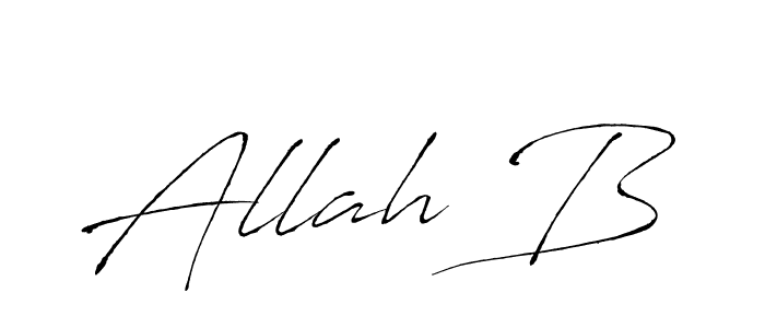 How to make Allah B signature? Antro_Vectra is a professional autograph style. Create handwritten signature for Allah B name. Allah B signature style 6 images and pictures png