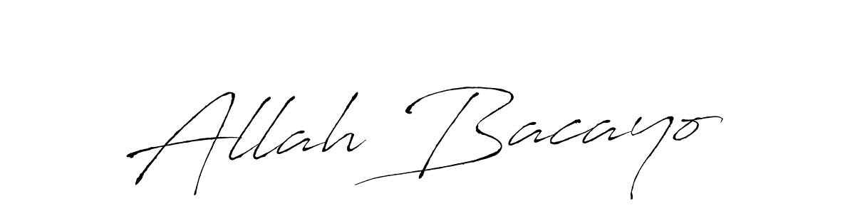 Also You can easily find your signature by using the search form. We will create Allah Bacayo name handwritten signature images for you free of cost using Antro_Vectra sign style. Allah Bacayo signature style 6 images and pictures png