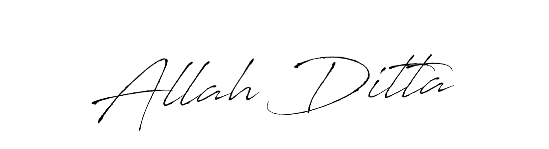 How to make Allah Ditta name signature. Use Antro_Vectra style for creating short signs online. This is the latest handwritten sign. Allah Ditta signature style 6 images and pictures png