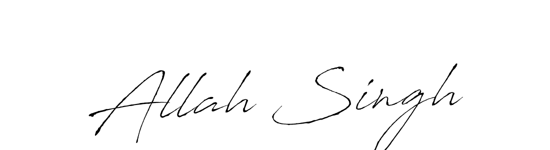 How to make Allah Singh signature? Antro_Vectra is a professional autograph style. Create handwritten signature for Allah Singh name. Allah Singh signature style 6 images and pictures png