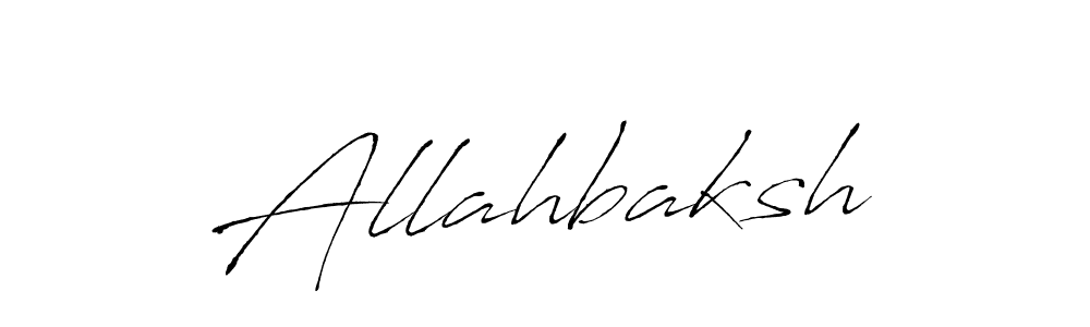 Also we have Allahbaksh name is the best signature style. Create professional handwritten signature collection using Antro_Vectra autograph style. Allahbaksh signature style 6 images and pictures png