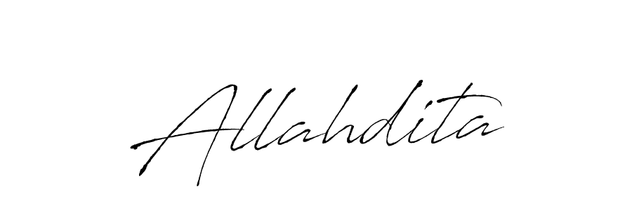 Antro_Vectra is a professional signature style that is perfect for those who want to add a touch of class to their signature. It is also a great choice for those who want to make their signature more unique. Get Allahdita name to fancy signature for free. Allahdita signature style 6 images and pictures png