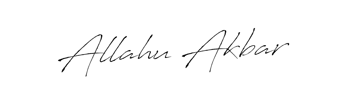 How to make Allahu Akbar name signature. Use Antro_Vectra style for creating short signs online. This is the latest handwritten sign. Allahu Akbar signature style 6 images and pictures png