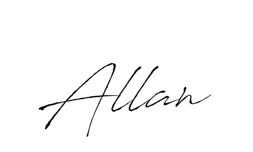 Make a beautiful signature design for name Allan. With this signature (Antro_Vectra) style, you can create a handwritten signature for free. Allan signature style 6 images and pictures png
