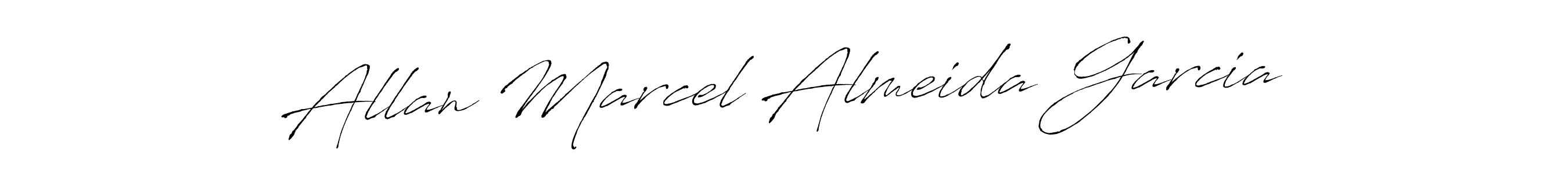 Use a signature maker to create a handwritten signature online. With this signature software, you can design (Antro_Vectra) your own signature for name Allan Marcel Almeida Garcia. Allan Marcel Almeida Garcia signature style 6 images and pictures png