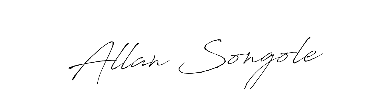 Use a signature maker to create a handwritten signature online. With this signature software, you can design (Antro_Vectra) your own signature for name Allan Songole. Allan Songole signature style 6 images and pictures png