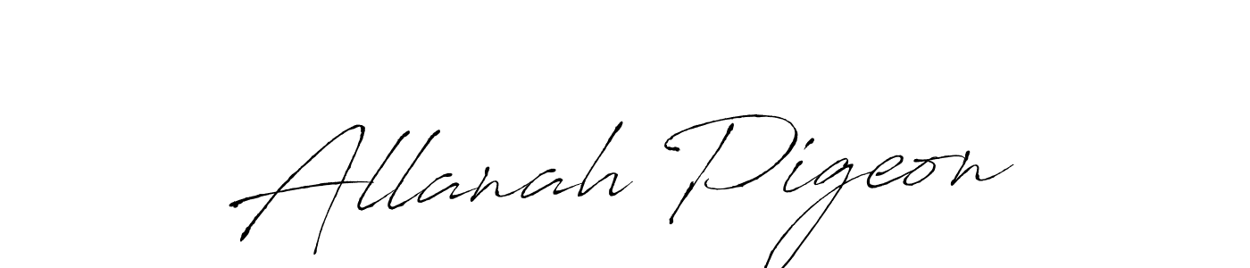 Here are the top 10 professional signature styles for the name Allanah Pigeon. These are the best autograph styles you can use for your name. Allanah Pigeon signature style 6 images and pictures png
