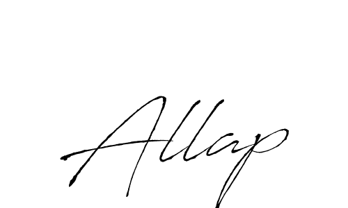 if you are searching for the best signature style for your name Allap. so please give up your signature search. here we have designed multiple signature styles  using Antro_Vectra. Allap signature style 6 images and pictures png