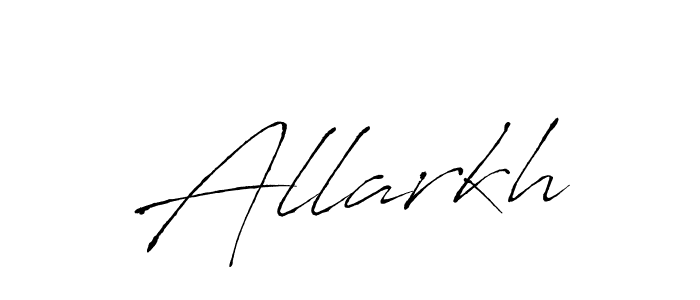 Create a beautiful signature design for name Allarkh. With this signature (Antro_Vectra) fonts, you can make a handwritten signature for free. Allarkh signature style 6 images and pictures png